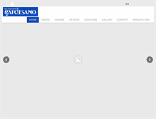 Tablet Screenshot of hotelgardesano.it